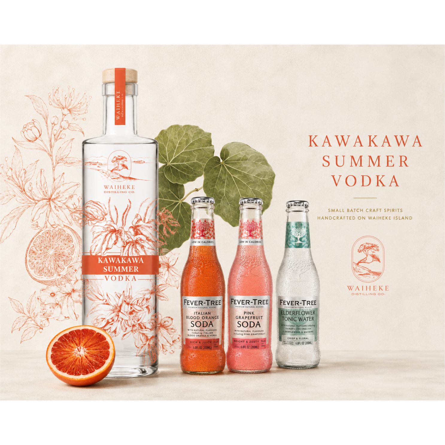 Kawakawa Vodka Pairings